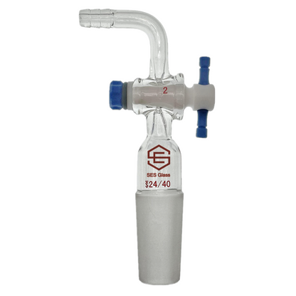 Vacuum Flow Control Adapters, Inner Joint, Bent Hose Connection