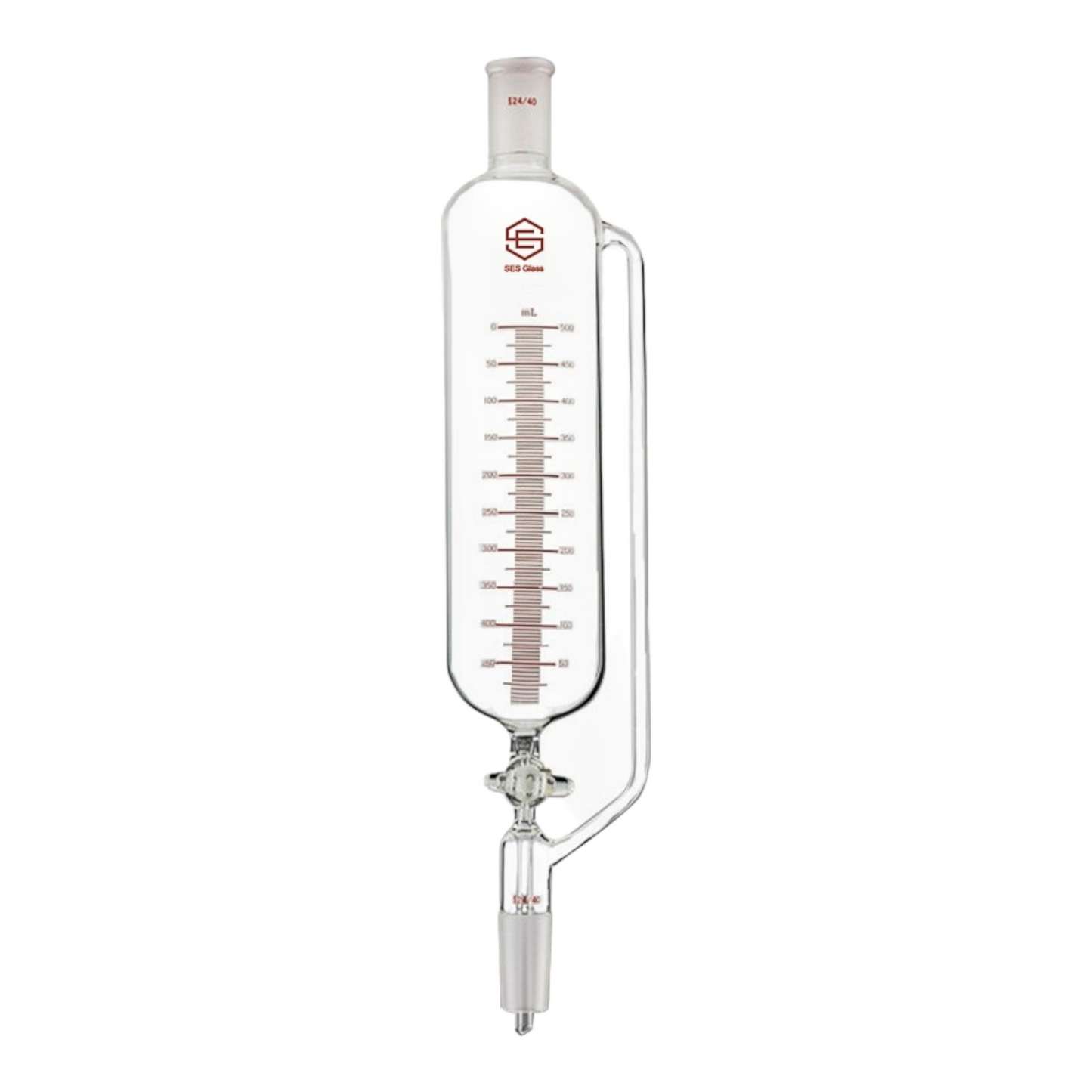 Pressure Equalizing Graduated Addition Funnels