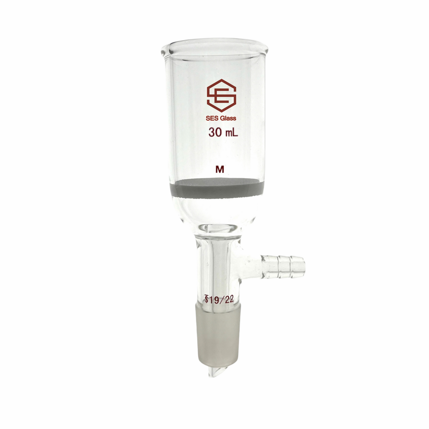 Buchner Filter Funnels with Taper Joint and Vacuum Side Hose (Fritted Disc)