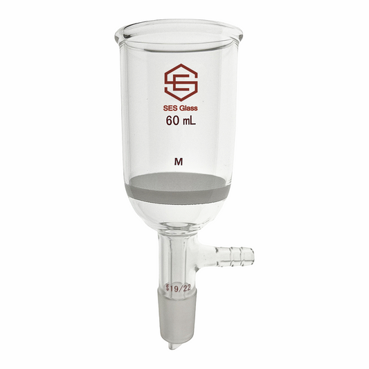 Buchner Filter Funnels with Taper Joint and Vacuum Side Hose (Fritted Disc)