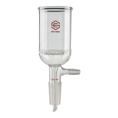 Buchner Filter Funnels with Taper Joint and Vacuum Side Hose (Perforated Glass Plate)