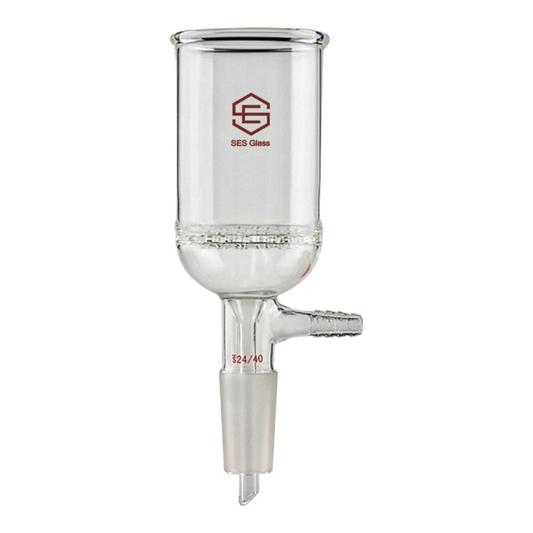 Buchner Filter Funnels with Taper Joint and Vacuum Side Hose (Perforated Glass Plate)