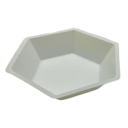 Hexagonal Polystyrene Weighing Boats