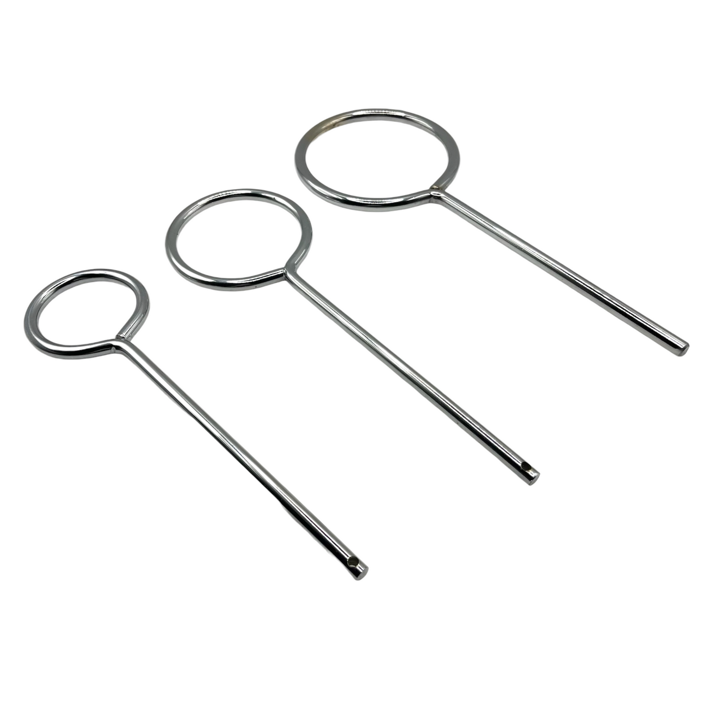 Extension Iron Rings, Chrome-Plated