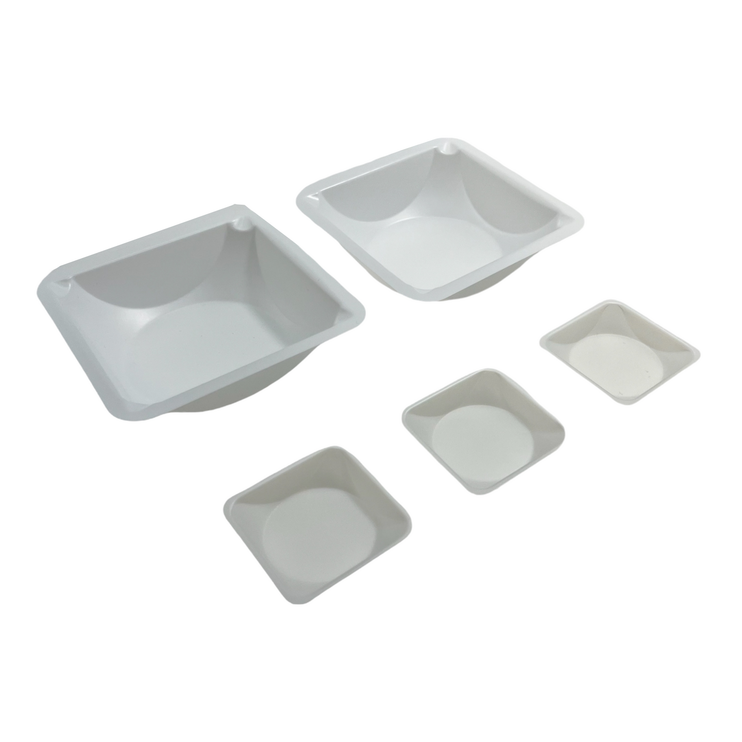 Square Polystyrene Weighing Boats